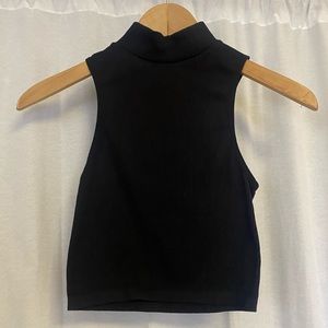 Zara mock neck crop